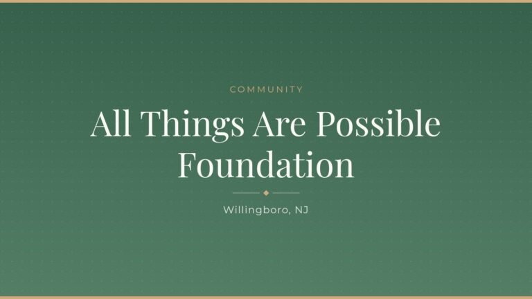 All Things Are Possible Foundation