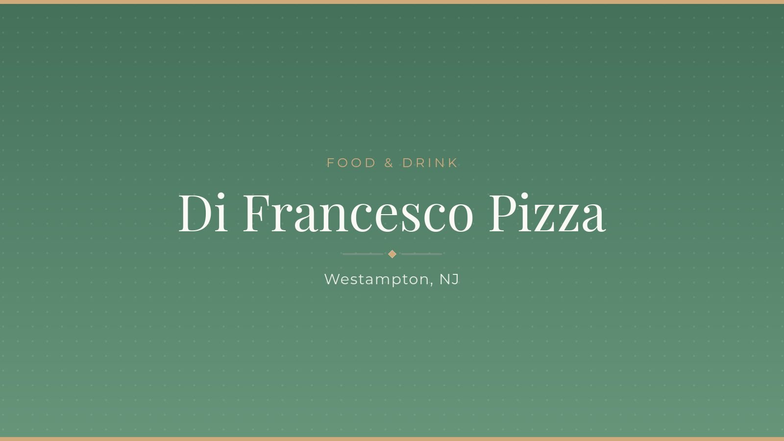 Di Francesco Pizza
