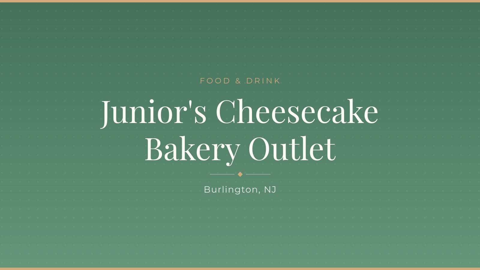 Junior's Cheesecake Bakery Outlet