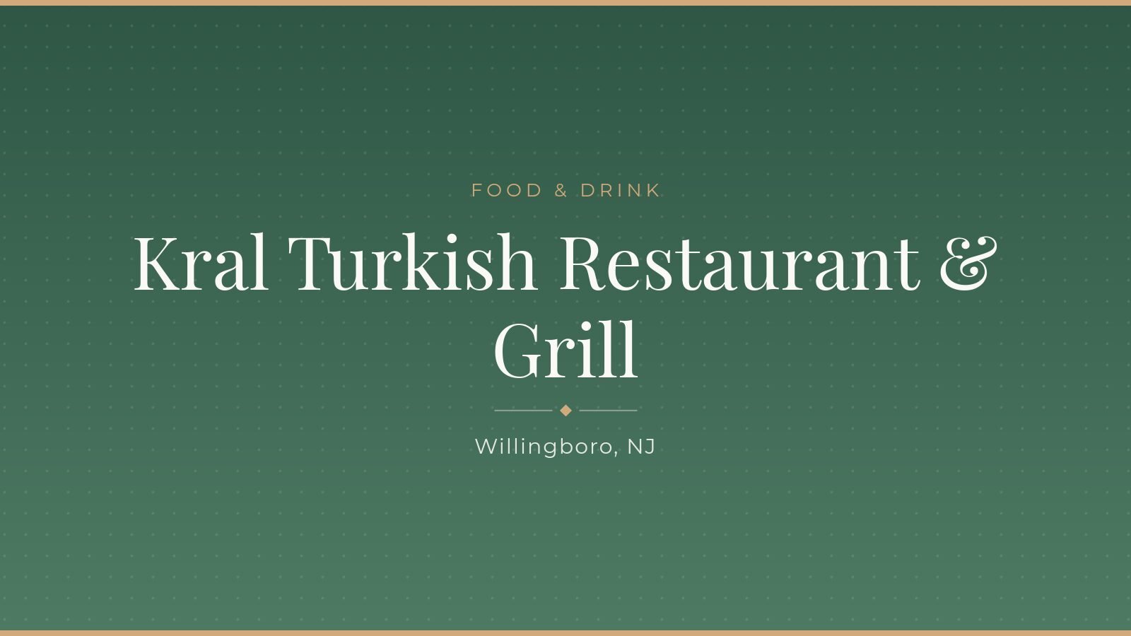 Kral Turkish Restaurant & Grill