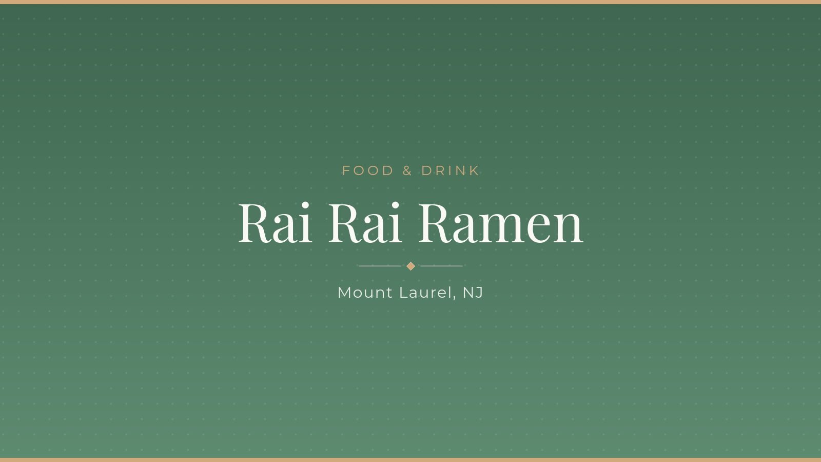 Rai Rai Ramen
