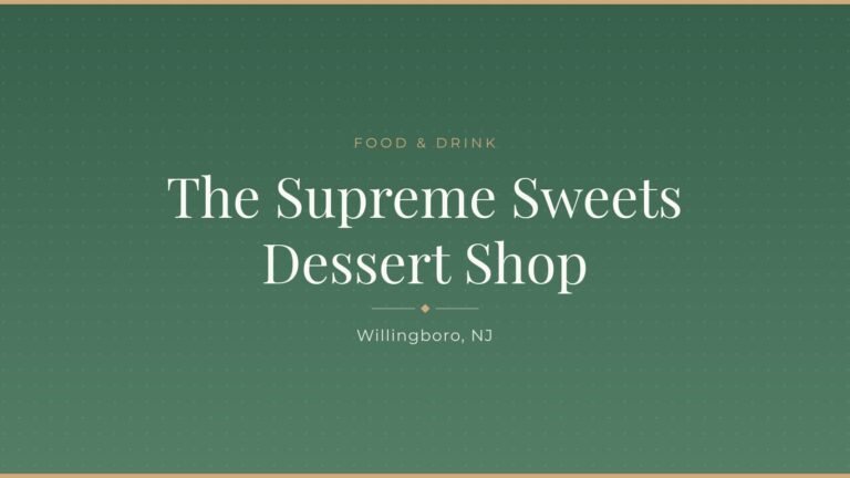 The Supreme Sweets Dessert Shop